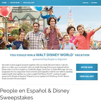 You could win a Walt Disney World Vacation