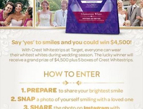 The Crest Whitestrips Smile Together Sweepstakes