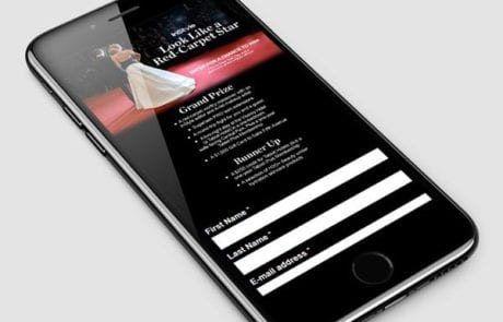 Mobile Entry Page