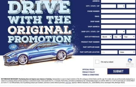Drive with the original promotion