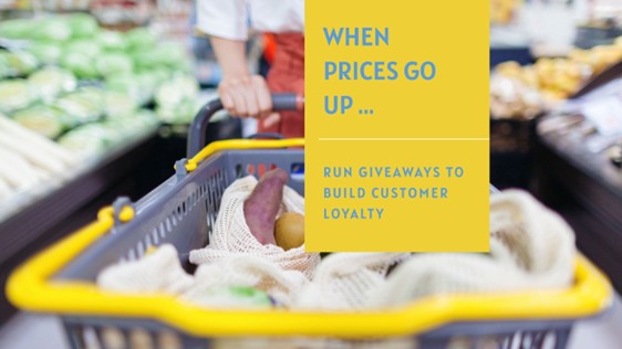 customer loyalty during inflation image with shopping cart